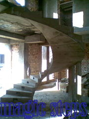 Лестницы (изогнутые монолитные) magic steps,  Ул. Байзакова 170-62