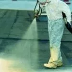 Бесшовная теплогидроизоляция пенополиуретаном.