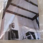 Декоративные фальшбалки из пенополистерола, красное дерево