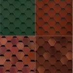 Гибкая черепица SHINGLAS,  подкладочные ковры,  всё комплектующее.