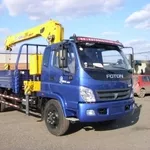 FOTON BJ1141VJPFG-S дооборудованный КМУ XCMG SQ6.3SK3Q