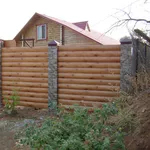 Деревянный забор (изготовление и монтаж) в Алматы