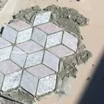 Брусчатка из натурального камня.Монтаж.