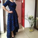 Вечернее платье с каскадной юбкой в Алматы
