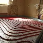 Укладка теплых полов.