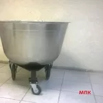 Дежи (Дежа 140 литров ) из нерж. стали ,  каретка сварная