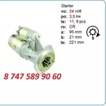 Стартер Isuzu 4bd1, 4bc2 S25-03A