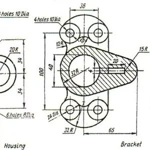 Чертежи в AutoCAD для студентов Алматы и Частных лиц