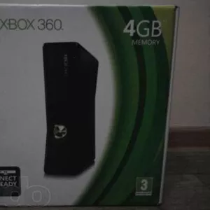Продам Xbox 360 Slim 4gb+последняя прошивка Lt+3.0+гарантия 6 месяцев+
