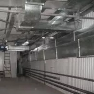 Загатовка и монтаж воздуховодов