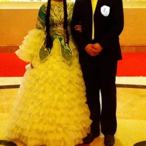 Казахское национальное платье на прокат 