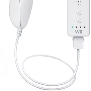 Комплект Джойстиков Wii Remote + Wii Nunchuk (Белого цвета) Оригинал.