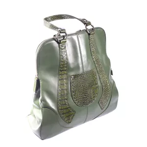 Вместительная женская сумка,  из натуральной кожи Код 5986 З