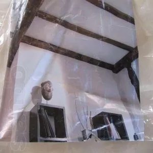 Декоративные фальшбалки из пенополистерола,  красное дерево