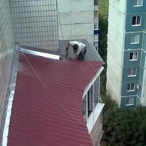 Ремонт (монтаж,  демонтаж балконного козырька) в Алматы