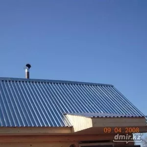 В Алматы перекроем крышу на оцинкованный профнастил в Алматы