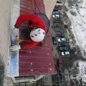 Монтаж балконного козырька,  в Алматы