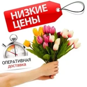Продажа и доставка цветов в Алматы