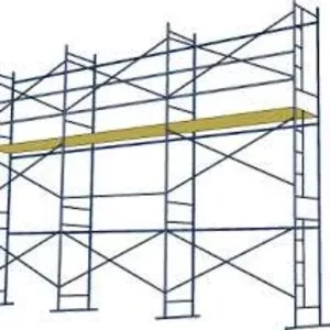 Аренда строительных лесов и телескопических стоек.