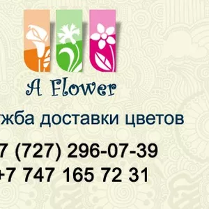 доставка цветов в Алматы, розы Алматы, цветы Алматы