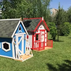 Детские деревянные игровые домики