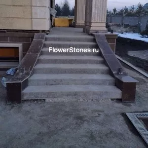 Лестницы из натурального камня.Термообжиг.