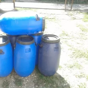 Дешевые пластиковые бочки 60 литровые оптом и в розницу в Алматы