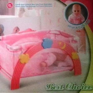 Кроватка детская с пупсом Baby 46427 