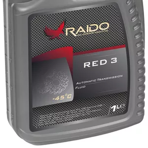 RAIDO ATF Red 3 - ATF Dexron IIIG  (performance level IIIH)