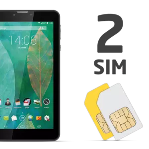 Продам 7” Дюймовый 4-х ядерный планшет c 2 сим картами и поддержкой 3G
