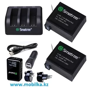 Продам комплект аккумуляторов для GoPro HERO 4,  Smatree® SM-003