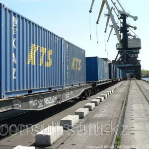 Транспортировка грузов и товаров ж/д транспортом из  Китая