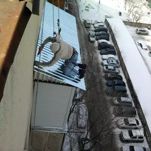 Услуги ремонт крыши балконного козырька в Алматы