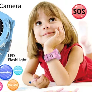 Продам детские GPS часы с камерой,  фонариком,  датчиком снятия с руки и