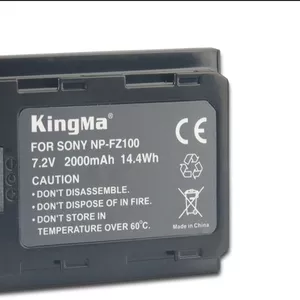 Продам аккумулятор для SONY A7 m3 III A9 A9R,  KingMa LP-FZ100,  2000 mA