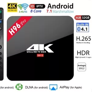 Продам Android 7.1 TV приставка с памятью 3GB/32GB на 8-ми ядерном 64-
