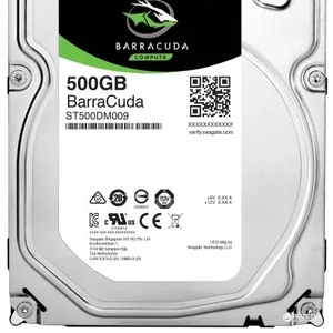 Продам жесткий диск Seagate BarraCuda 500GB,  Модель ST500DM009
