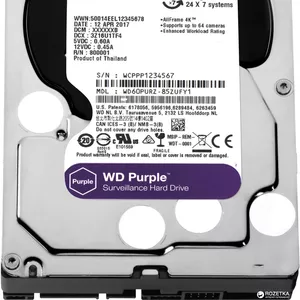 Продам жесткий диск Western Digital 6TB,  Модель WD60PURZ