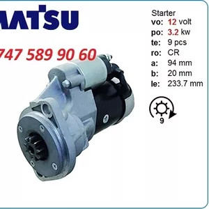 Стартер Komatsu Pc90,  pc95,  pw110
