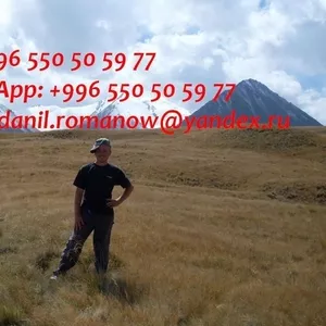 Guide,  driver in Kyrgyzstan,  tourism,  travel,  excursions,  hiking in mountains