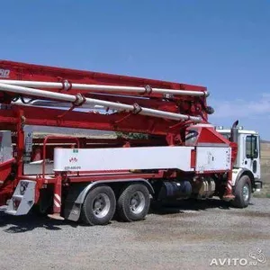 Услуги,  аренда,  заказ автобетононасоса ...