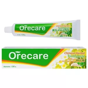 зубная паста с экстрактами трав - 100% натуральный продукт