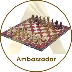 Шахматные наборы Ambassador,  Olympic,  Staunton,  Tourist