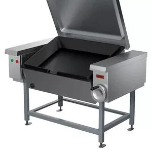 Опрокидывающаяся сковорода Проммаш СЭЧ-0, 45 используется на предприяти