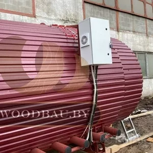Термокамера для термообработки древесины и (термокамера требующая ремо
