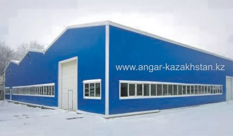 Ангары прямостенные. Модульные здания. 4