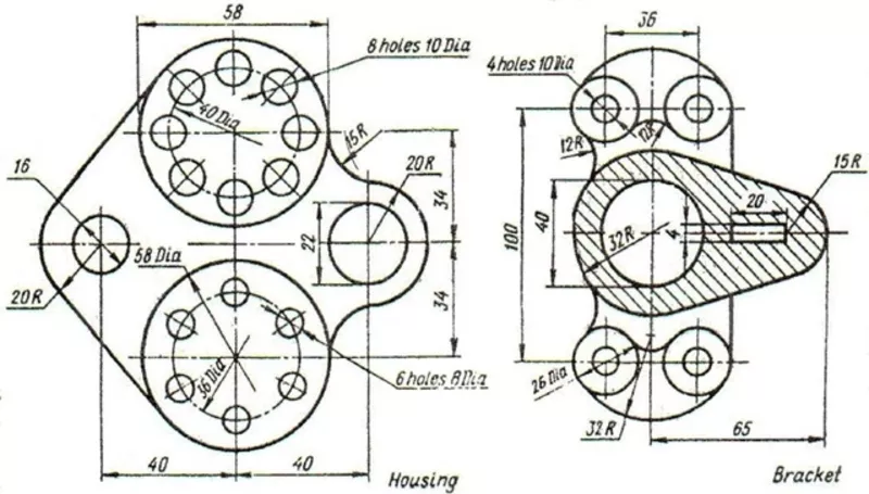 Чертежи в AutoCAD для студентов Алматы и Частных лиц