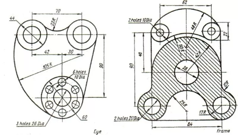 Чертежи в AutoCAD для студентов Алматы и Частных лиц 2