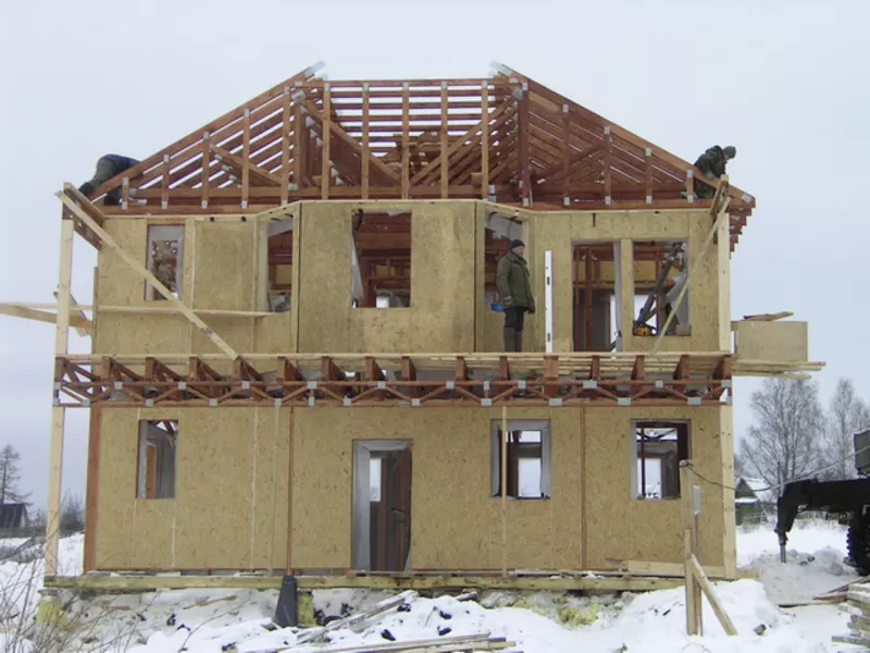 Строительство Быстровозводимых домов из сэндвич-панели по канадской т