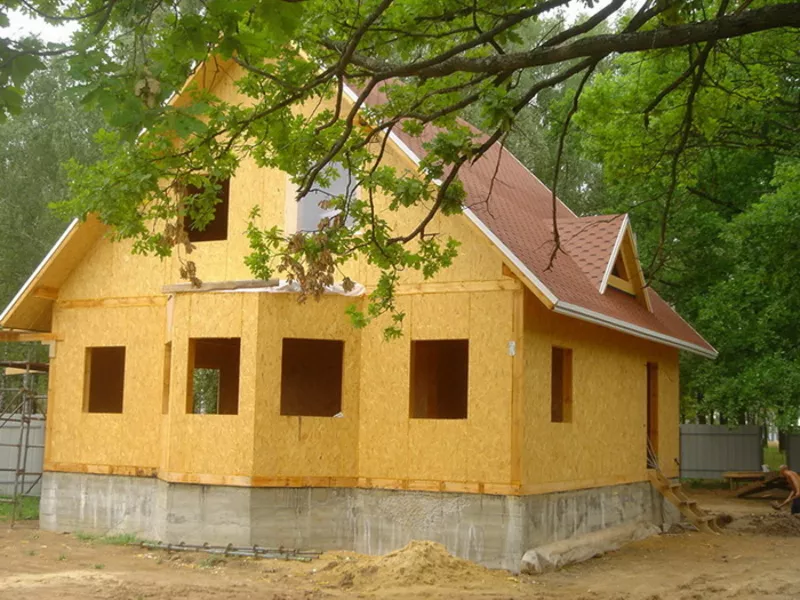 Быстровозводимые , деревянно-каркасные дома по канадской технологии